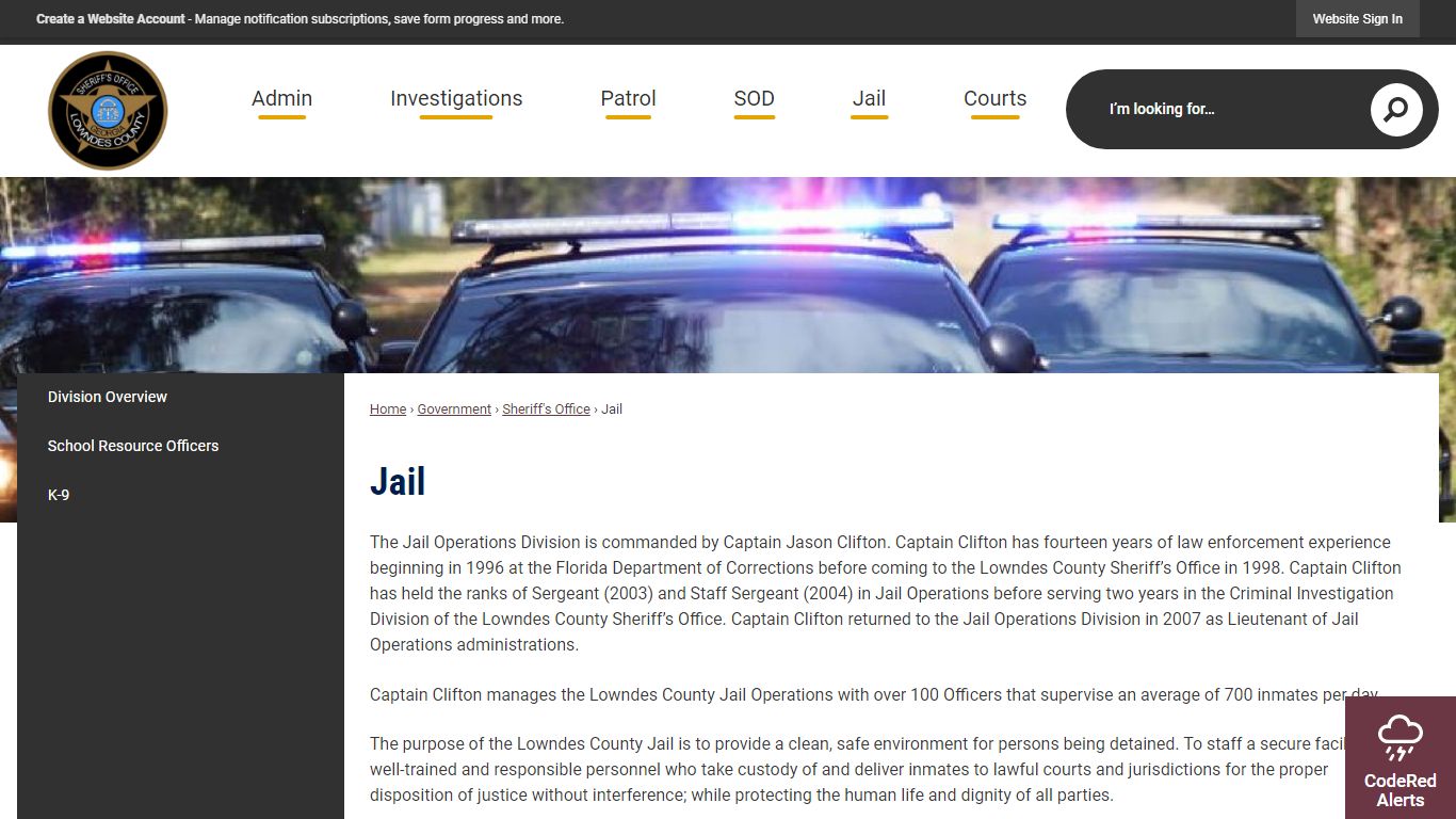 Jail | Lowndes County, GA - Official Website